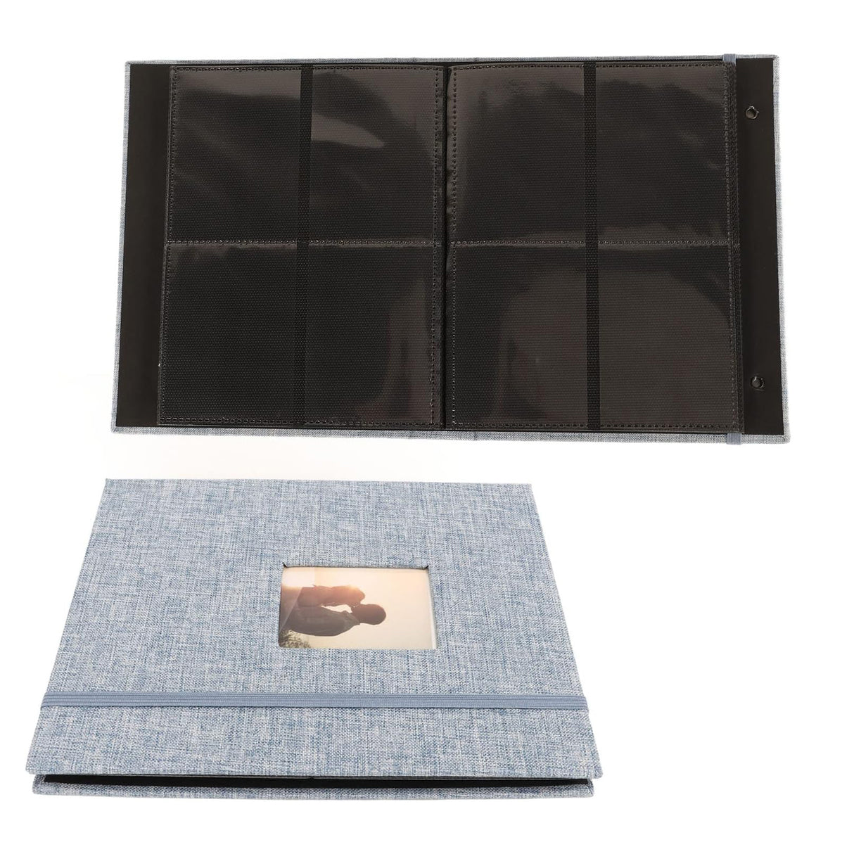 ZIKKON Compatible 208 sheet Album for Fujifilm Instax Mini Film (3 inch) Blue