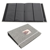 ZIKKON Compatible 208 sheet Album for Fujifilm Instax Mini Film (3 inch) Gray