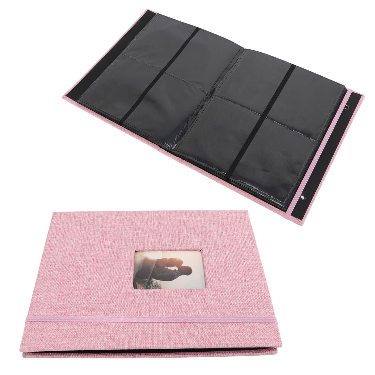 ZIKKON Compatible 208 sheet Album for Fujifilm Instax Mini Film (3 inch) Pink