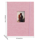 ZIKKON Compatible 208 sheet Album for Fujifilm Instax Mini Film (3 inch) Pink