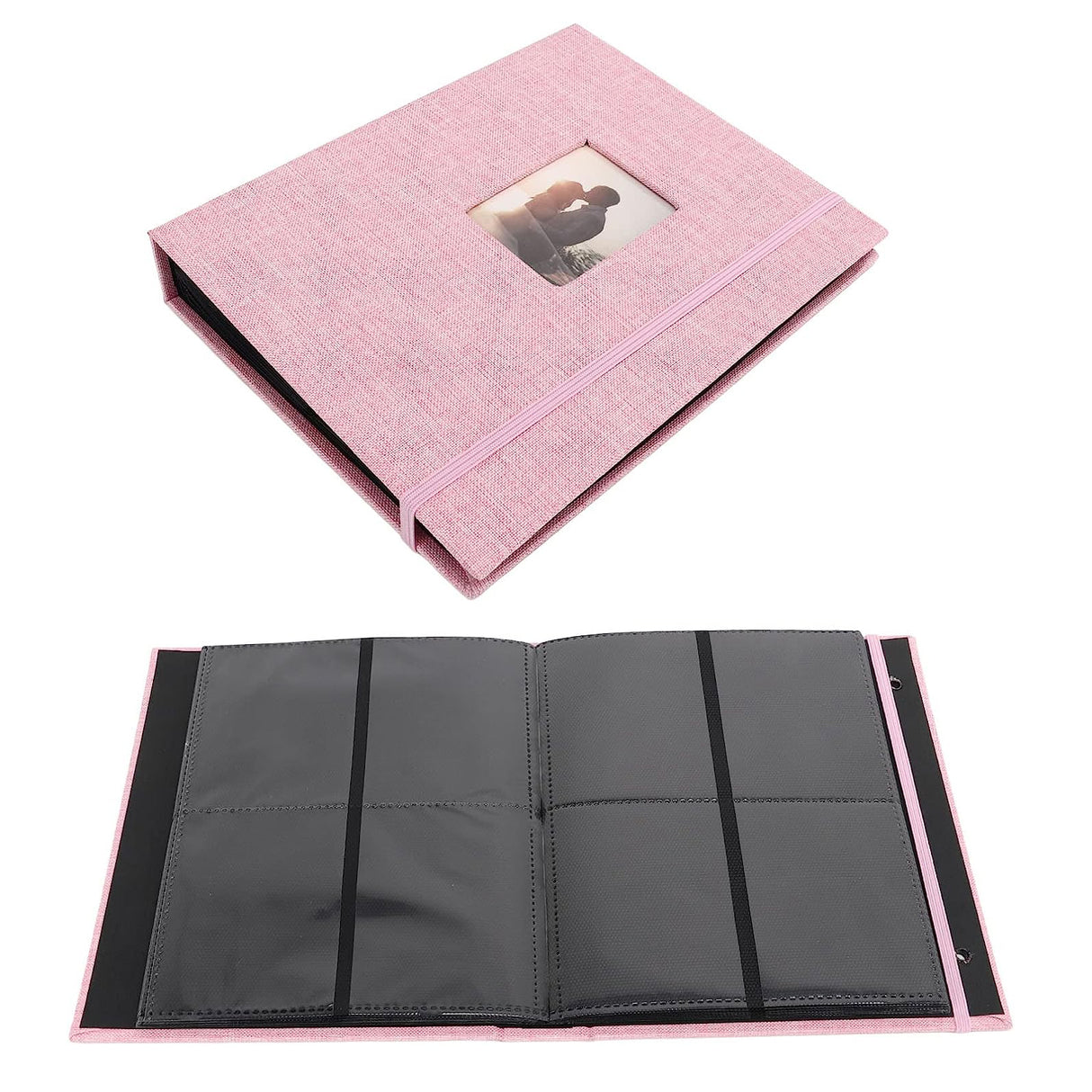 ZIKKON Compatible 208 sheet Album for Fujifilm Instax Mini Film (3 inch) Pink