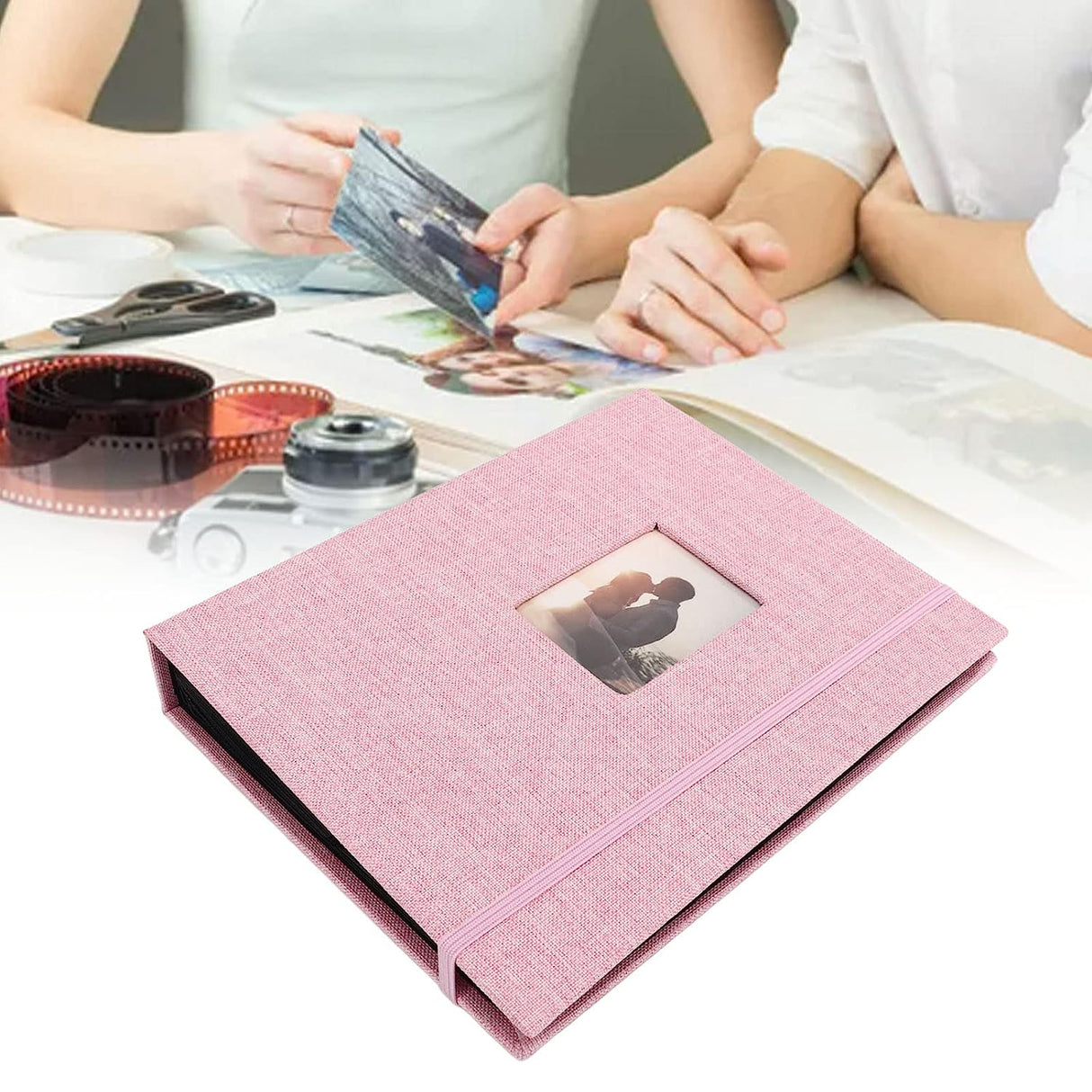 ZIKKON Compatible 208 sheet Album for Fujifilm Instax Mini Film (3 inch) Pink
