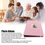 ZIKKON Compatible 208 sheet Album for Fujifilm Instax Mini Film (3 inch) Pink