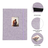 ZIKKON Compatible 208 sheet Album for Fujifilm Instax Mini Film (3 inch) Purple