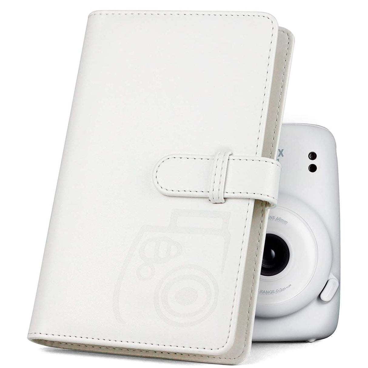 96 Pocket Ice White Mini Photo Album
