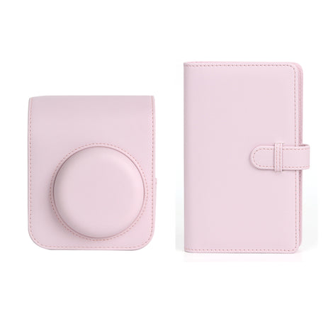  ZIKKON Instant Mini 12 Protective Camera Case with 108 sheet album  (Blossom pink)
