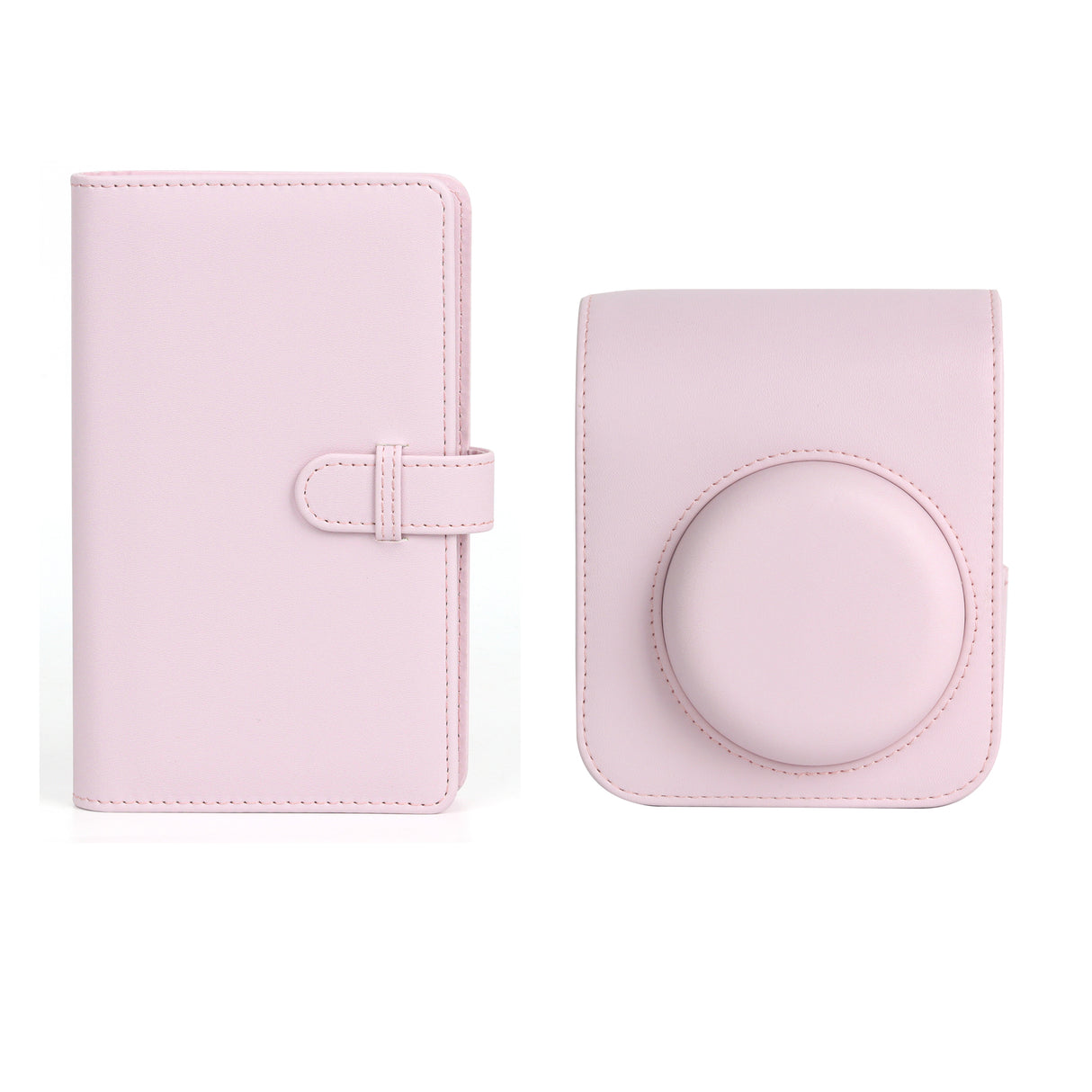 ZIKKON Instant Mini 12 Protective Camera Case with 108 sheet album  (Blossom pink)
