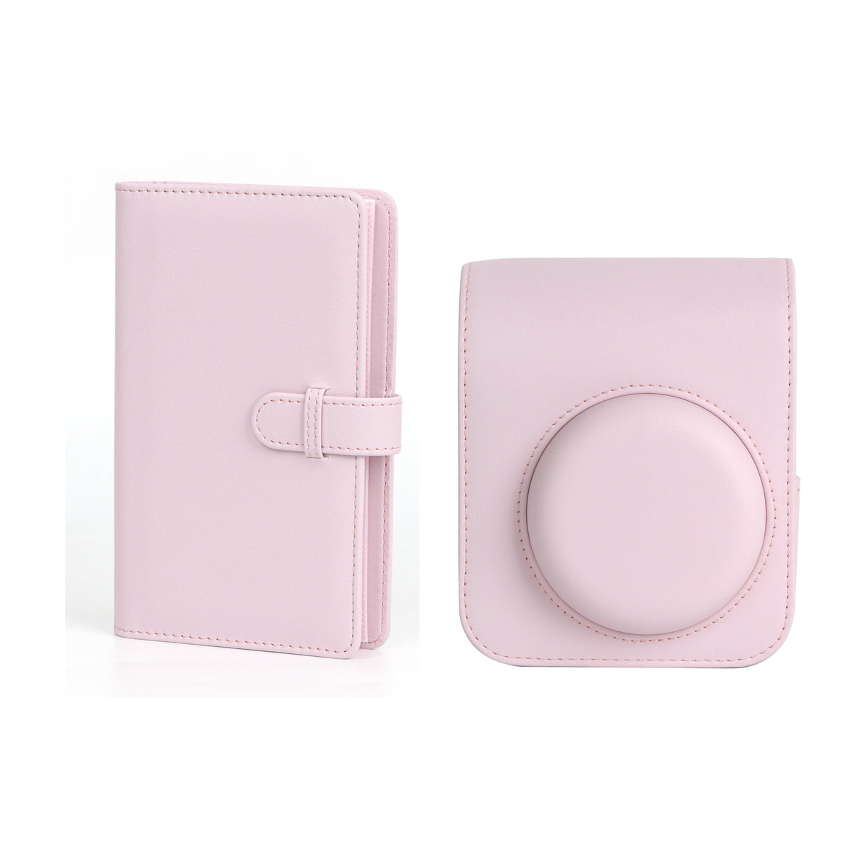 ZIKKON Instant Mini 12 Protective Camera Case with 108 sheet album  (Blossom pink)
