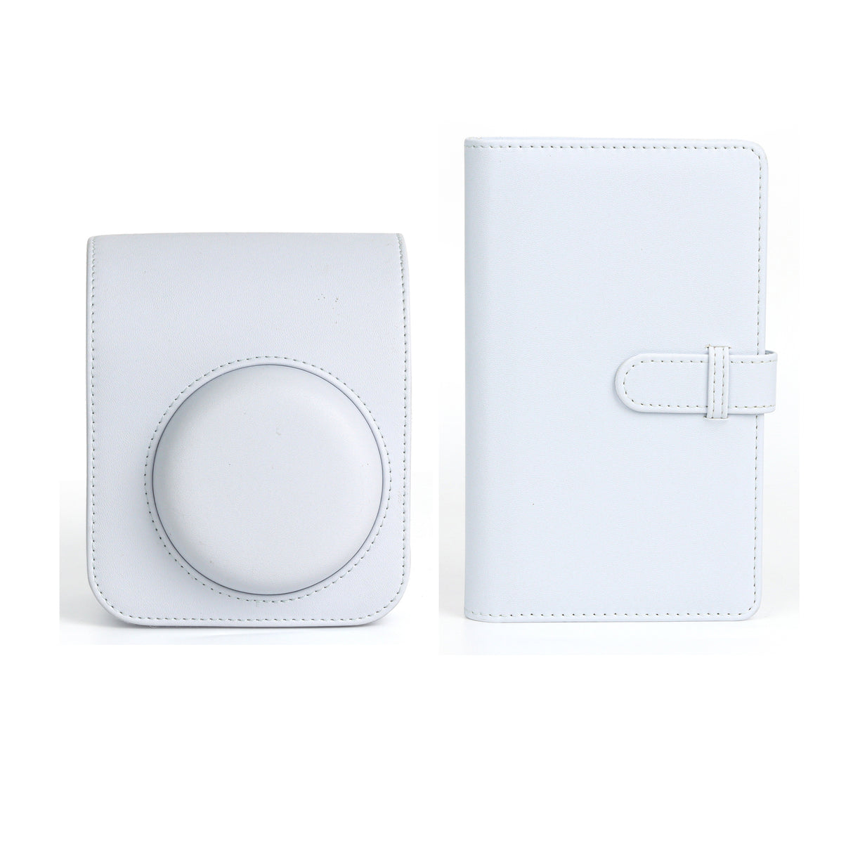 ZIKKON Instant Mini 12 Protective Camera Case with 108 sheet album (Clay white)
