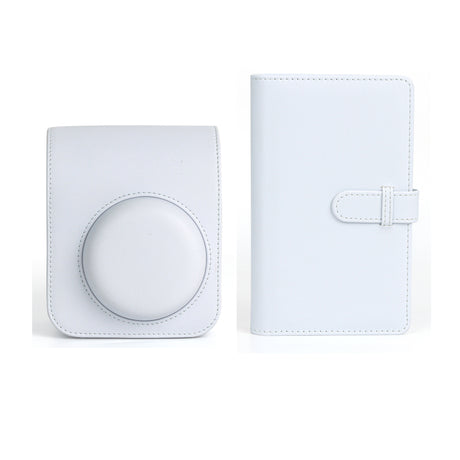 ZIKKON Instant Mini 12 Protective Camera Case with 108 sheet album (Clay white)

