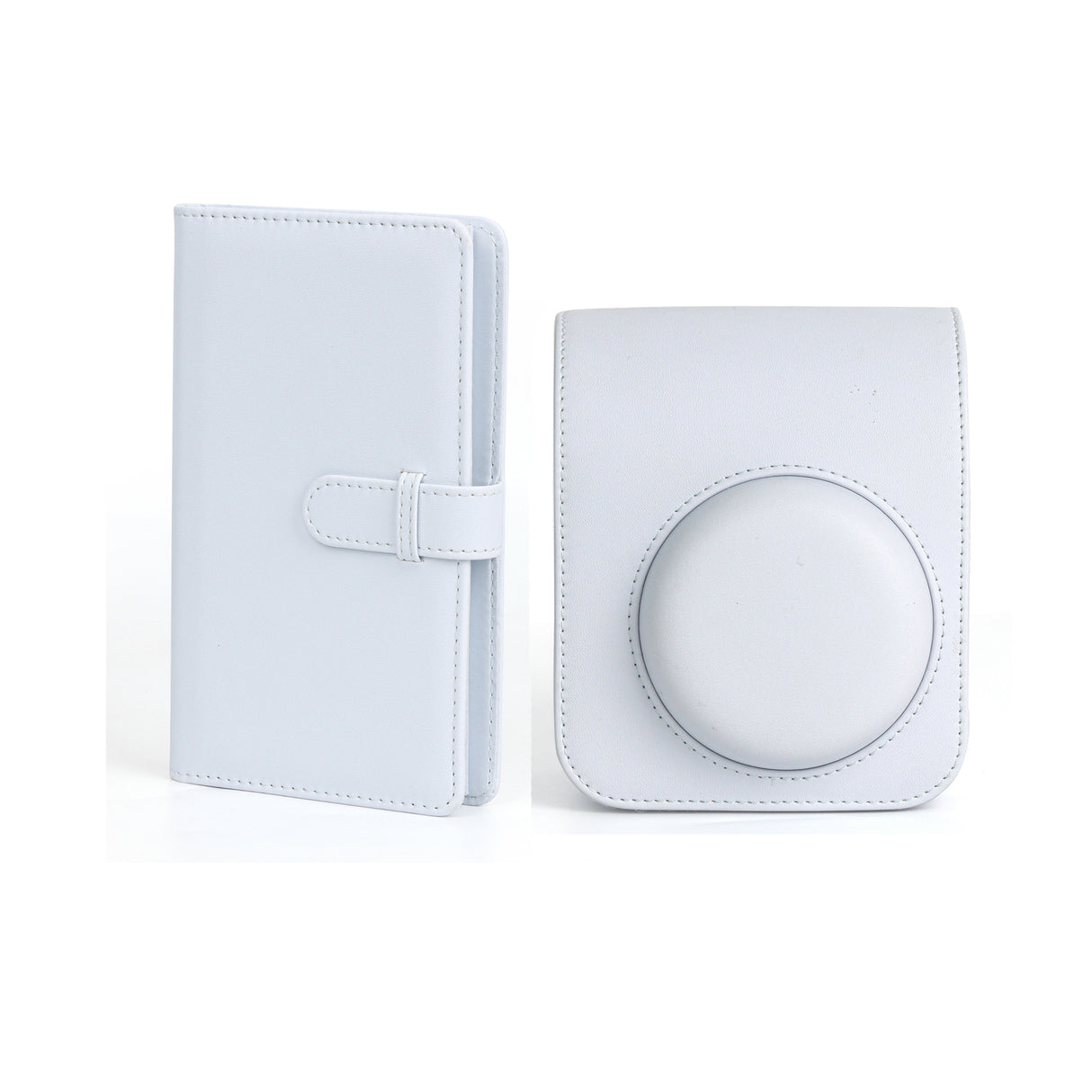 ZIKKON Instant Mini 12 Protective Camera Case with 108 sheet album (Clay white)
