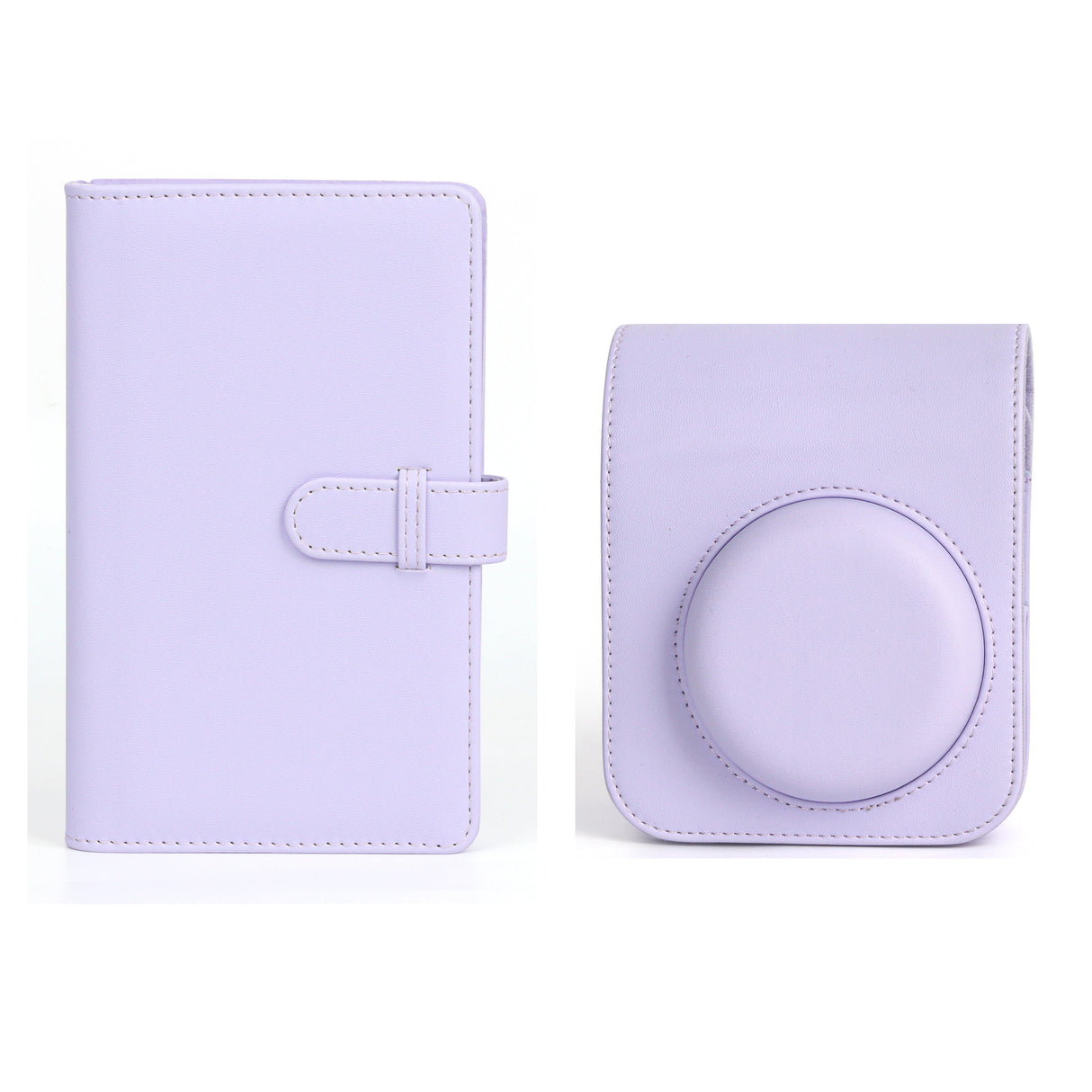 ZIKKON Instant Mini 12 Protective Camera Case with 108 sheet album  (Lilac Purple)
