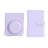 ZIKKON Instant Mini 12 Protective Camera Case with 108 sheet album  (Lilac Purple)
