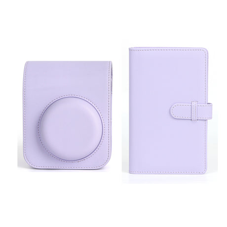 ZIKKON Instant Mini 12 Protective Camera Case with 108 sheet album  (Lilac Purple)
