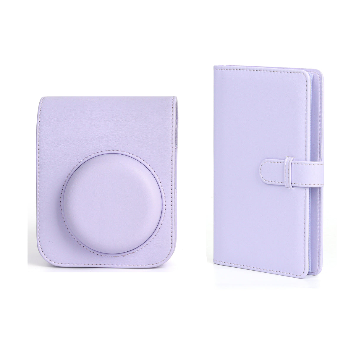 ZIKKON Instant Mini 12 Protective Camera Case with 108 sheet album  (Lilac Purple)
