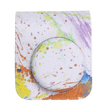 ZIKKON Instax Mini 12 Protective Camera Case PU Leather Carrying Bag_Speckle ink watercolor