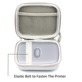 ZIKKON Instax mini EVA Case For Instax Mini Link, Link2, Liplay, EVO (Iridescent-silver)