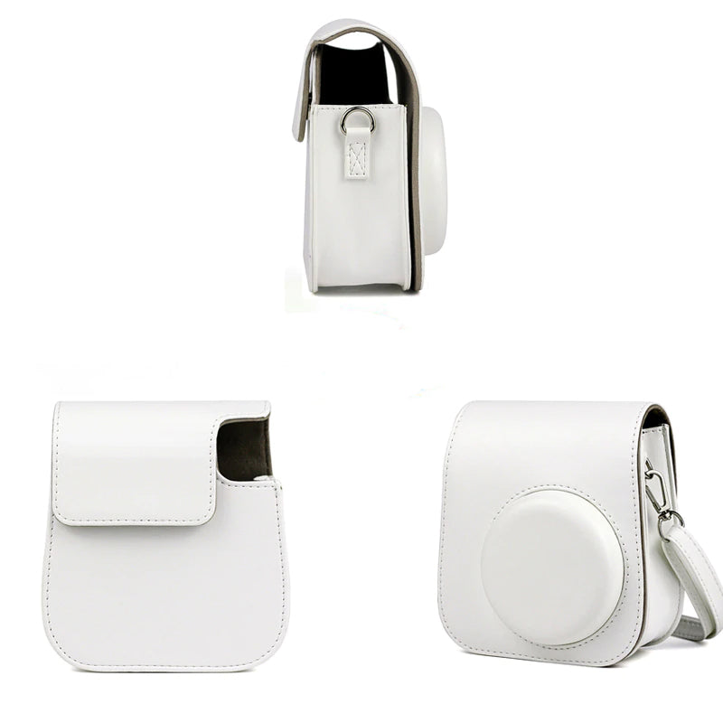 ZIKKON MINI 11 INSTAX CAMERA POUCH BAG ICE WHITE