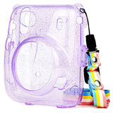 ZIKKON Mini 11 Instax Camera Pouch  Bag Glister Case_Purple