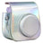 ZIKKON PU Leather Protective Camera Case Pouch for Fuji-Film Instant Insta-x Mini 11, Mini 9, Instant Camera Carrying Bag with Adjustable Shoulder Strap_Holographic Silver