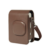 ZIKKON Protective Case for Fuji instax mini liplay Camera with adjustable neck strap quick detachable- Deep bronze
