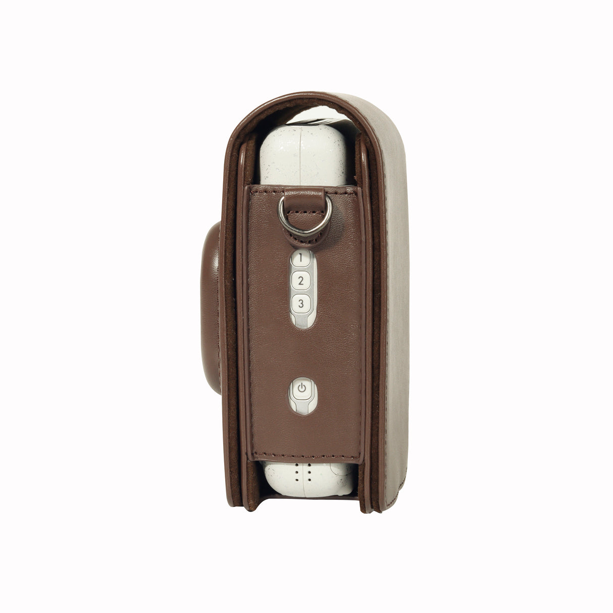 ZIKKON Protective Case for Fuji instax mini liplay Camera with adjustable neck strap quick detachable- Deep bronze
