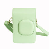 ZIKKON Protective Case for Fuji instax mini liplay Camera with adjustable neck strap quick detachable- Matcha Green
