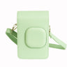 ZIKKON Protective Case for Fuji instax mini liplay Camera with adjustable neck strap quick detachable- Matcha Green
