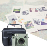 ZIKKON Protective Case for Fujifilm Instax Wide 400/300/210/ Instant Camera, Universal Wide Hard Shell Carrying Case with Removable Adjustable Strap -(Black)