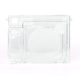 ZIKKON Protective Clear Case for Fujifilm Instax Wide 400 Instant Camera, Clear Cover for Fuji Instax Wide 400 Camera Case, for Instax Wide 400 Case with Shoulder Strap