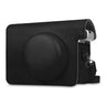 ZIKKON PU Leather Camera Case Compatible with Wide 300 Instant Camera Bag with Shoulder Strap_Black