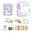 ZIKKON 7 in 1 Accessory Bundle for Mini 12 Instant Camera, Include Silicone Protactive Case, Mini Picture Album, Frames, DIY Stickers, Color Filter, Selfie Mirror, Paper Bunting(No Camera) - Shallow blue
