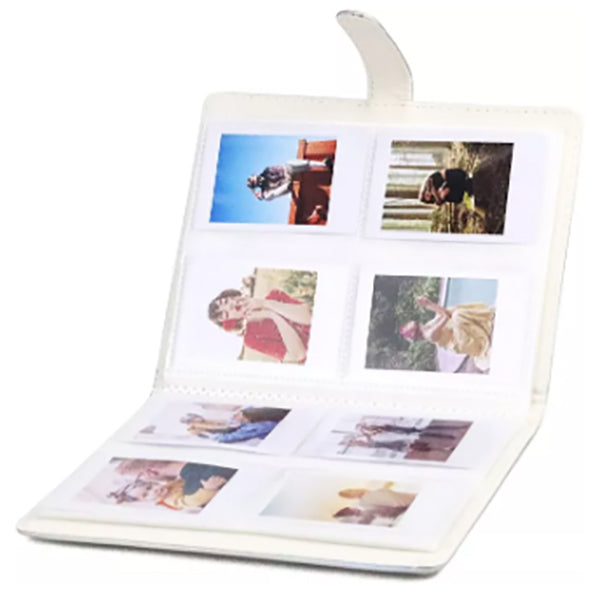 Zikkon Compatible 128 Pockets Mini Photo Album for Fujifilm Instax Mini Film Blush pink