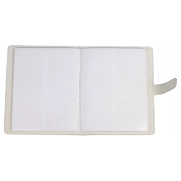 Zikkon Compatible 128 Pockets Mini Photo Album for Fujifilm Instax Mini Film lce white