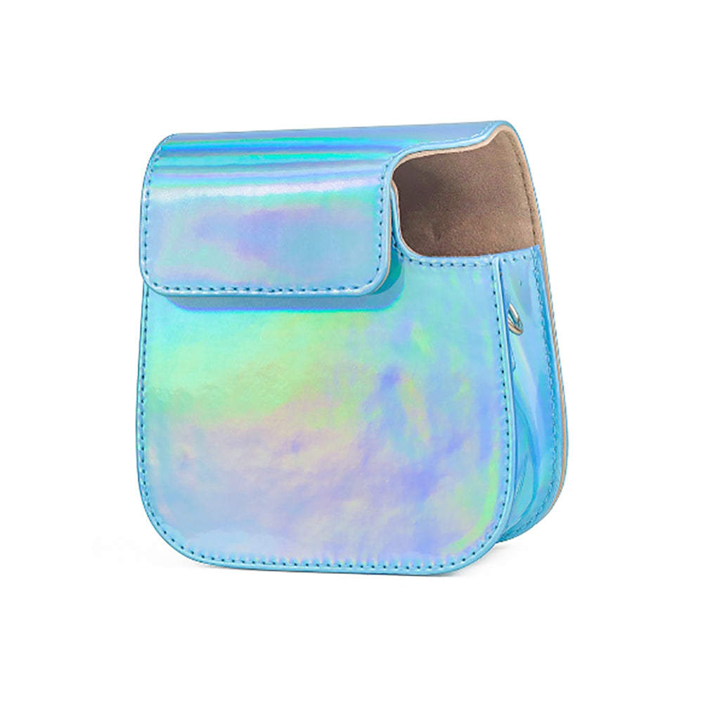 ZENKO MINI 11 8 8+ 9 INSTAX CAMERA POUCH BAG Holographic Blue