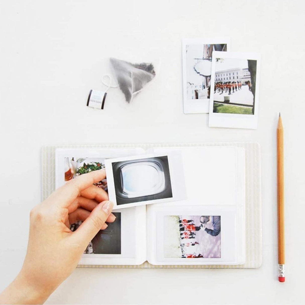 Zikkon 64 Pockets Mini Photo Album Blush pink