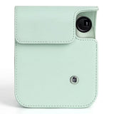 Zikkon Instax Mini 12 Protective Camera Case PU Leather Carrying Bag (Mint Green)