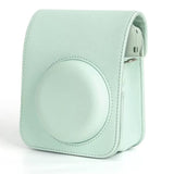 Zikkon Instax Mini 12 Protective Camera Case PU Leather Carrying Bag (Mint Green)