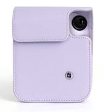 Zikkon Instax Mini 12 Protective Camera Case PU Leather Carrying Bag (Lilac Purple)