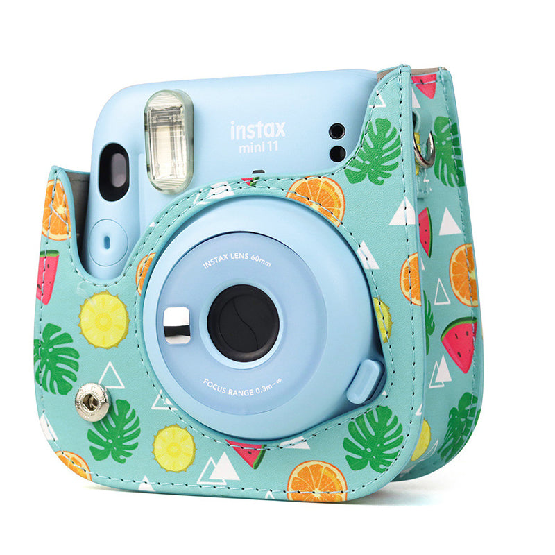 Zenko Instax mini 11 Camera PU Leather Case Bag fruit