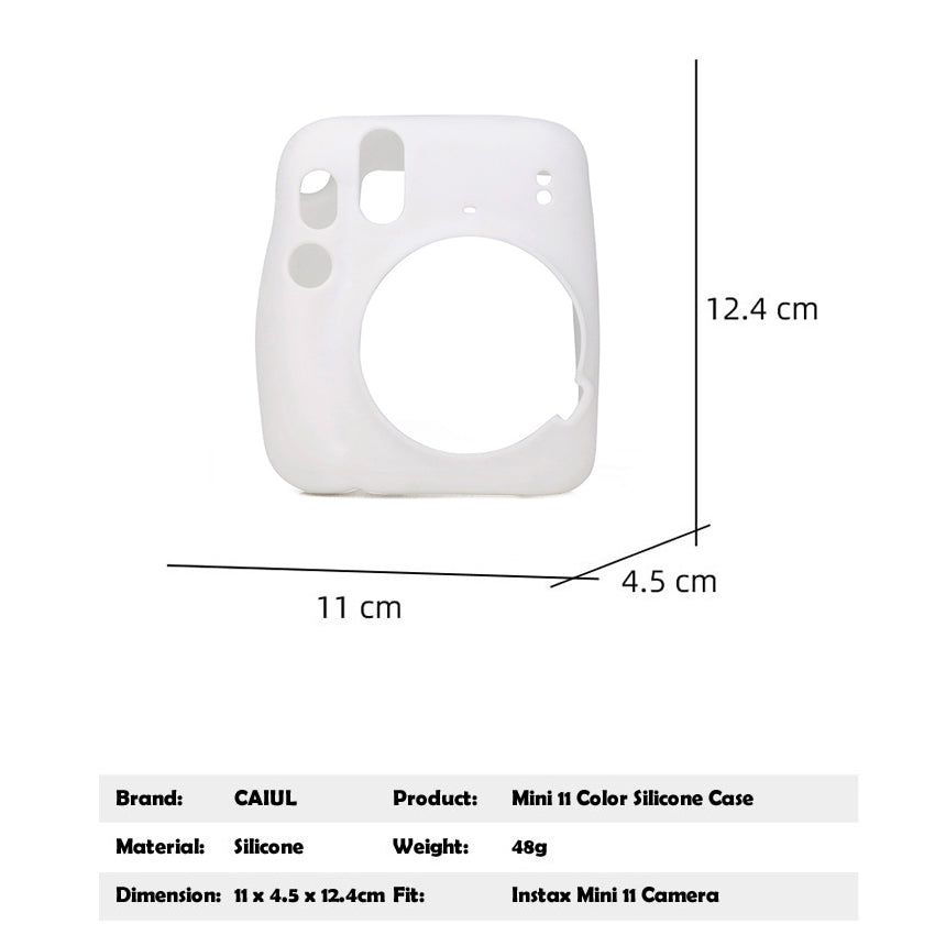 Zenko Instax mini 11 Silicone Protective Camera Case lce white