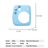 Zenko Instax mini 11 Silicone Protective Camera Case sky blue