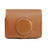 Zenko Instax mini Evo Camera PU Leather Case Bag Brown