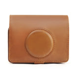 Zenko Instax mini Evo Camera PU Leather Case Bag Brown
