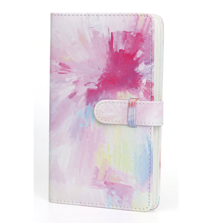 Zikkon 108-Sheets Album For Fujifilm Instax Mini Film (3 inch) Pink Tie Dye