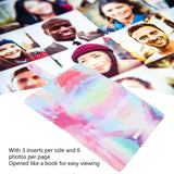 Zikkon 108-Sheets Album For Fujifilm Instax Mini Film (3 inch) Pink Tie Dye