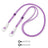 Zikkon All-Purpose Camera Strap round rope (Purple)
