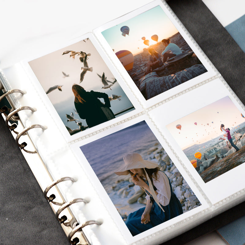 Zikkon Compatible 200 sheet PU Album for Fujifilm Instax Mini Film (3 inch) (Black)