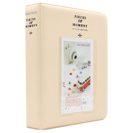 Zikkon Compatible 64 sheet Album for Fujifilm Instax Mini Film (3 inch) Beige
