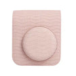 Zikkon Instax Mini 12 Protective Embossed PU Leather Carrying Bag (Pink Wave)